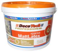 Краска DecoTech Professional MattLatex, матовая