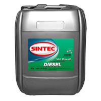 Масло минеральное Sintec Diesel SAE 10W-40 API CF-4/CF/SJ бочка 204л (180 кг)/Motor oil
