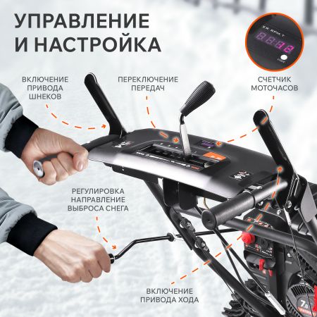 Снегоуборщик бензиновый PATRIOT PRO 750