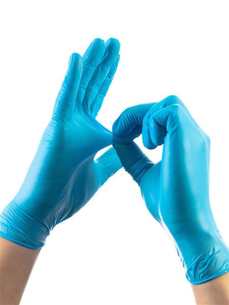 Нитриловые синтетические перчатки Wally Plastic, одноразовые