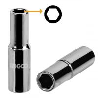 Головка торцевая шестигранная удлиненная 1/2", 32мм INGCO HHAST12323L INDUSTRIAL