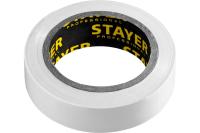 Изоляционная лента пвх STAYER Protect-10 15 мм х 10 м белая не поддерживает горение 12291-W