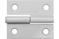 Карточная петля STAYER 50x43x1.8 мм разъемная левая цвет белый 37613-50-2L