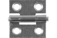 Карточная петля STAYER 25x24х1.0 мм цвет белый цинк 37611-25-1