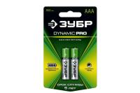 Аккумулятор никель-металлогидридный ЗУБР DYNAMIC Pro AAA 950 мАч 2 шт  59271-2C