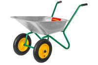 Тачка садовая GRINDA GB-2 двухколесная, 80 л / 120 кг 422400