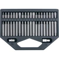 STELS Набор бит HEX, Torx , SPLine, хвостовик-шестигранник 1/2, CrV, 42 шт.
