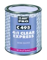 Лак Body 495 MS SEMI GLOSS 4:1 1л +  Отвердитель BODY H753 0,25л