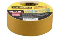Двухсторонняя клейкая лента на тканевой основе STAYER 50 мм 10 м 1217-10