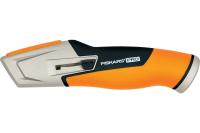 FISKARS Нож строительный с выдвижным, сменным лезвием CarbonMax 1 027 223