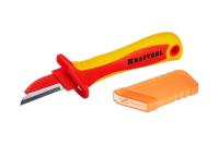 Диэлектрический нож электрика KRAFTOOL KN-1 прямой 1000 В 45401