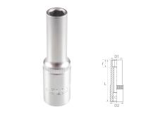 Головка торцевая глубокая шестигранная 1/2", 9 мм TOLSEN TT16559