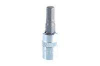 Jonnesway S09H206 Насадка торцевая 1/4"DR с вставкой-битой шестигранной, H6, 37 мм