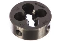 ЗУБР М12x1.75мм, плашка, сталь 9ХС, круглая ручная, 4-28022-12-1.75