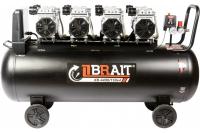 BRAIT Компрессор воздушный КВ-4400/150Х4 (150л; 4,4Kw; 8bar, 760л/м; без масляный 380В)
