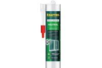 Нейтральный белый силиконовый герметик KRAFTOOL 300 мл 41257-0