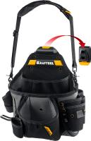 KRAFTOOL KPB-20 поясная сумка с быстросъёмным креплением FastClip, 320 х 310 мм (38767)