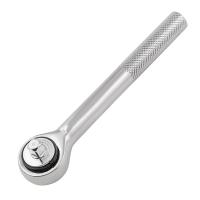 Ключ-трещотка 1/4", 45 зубьев, с переключателем, хром Sparta