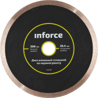 Сплошной алмазный диск по керамограниту Inforce 11-01-511