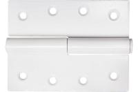 Карточная петля STAYER 100x75x3.0 мм разъемная левая цвет белый 37613-100-2L