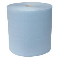 Бумага протирочная 2-слойная ISISTEM ICLEAN ECO Extra, голубая, 22х36см, рулон 1000шт