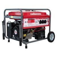 KRONWERK Генератор бензиновый LK 7500E, 6.5 кВт, 230 В, бак 25 л, электростартер