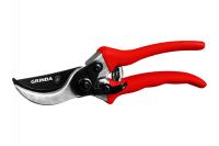 Плоскостной секатор GRINDA G-11 210 мм, с алюминиевыми рукоятками 8-423001