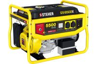 STEHER GS-6500Е бензиновый генератор с электростартером, 5500 Вт,