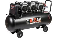 BRAIT Компрессор воздушный КВ-3300/100Х3 (100л; 3,3Kw; 8bar, 650л/м; без масляный)