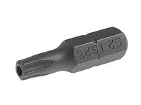 Бита TORX TS25Hх25мм 1/4" 5-ти гранная с отверстием JTCJTC