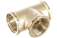 Тройник GENERAL FITTINGS никелированная латунь, г/г/г, 1"
