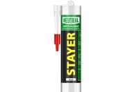 Силиконовый нейтральный герметик STAYER 260 мл белый 41217-0