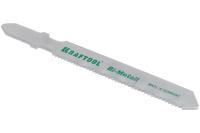 KRAFTOOL по металлу Bi-Met, EU-хвост., шаг 1.2мм, 50мм, 2 шт., полотна для лобзика 159555-1.2