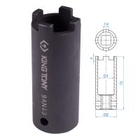 Головка для демонтажа клапана форсунок MAN, MB, Scania 1/2" KING TONY 9AN43