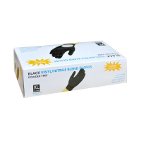 Перчатки NitriMax эконом, чёрные XL (100шт)