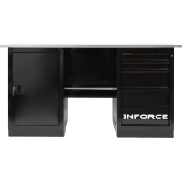 Верстак Inforce с драйвером и тумбой 1600х686х845
