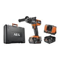 Ударная бесщеточная аккумуляторная дрель-шуруповерт BSB18C3BL-402C AEG