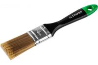 Плоская кисть STAYER 38 мм 1,5" искусственная щетина деревянная ручка 0106-038