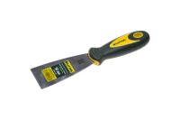 Нержавеющий шпатель KRAFTOOL Extrem 50 мм Х-образное профилированное полотно двухкомпонентная ручка 10035-050