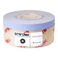 Шлифовальные полоски SMIRDEX Ceramic Velcro 70мм x25м, без отверстий в рулоне