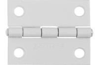 Карточная петля STAYER 50x38х1.25 мм цвет белый 37611-50-2