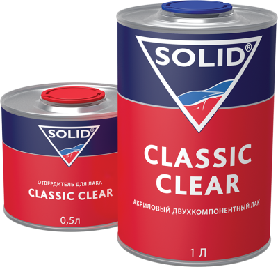 Лак Solid 2+1 Classic Clear двухкомпонентный акрил-уретановый