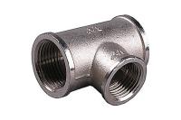 Тройник GENERAL FITTINGS переходной, никелированная латунь, г/г/г, 3/4"-1/2"-3/4"