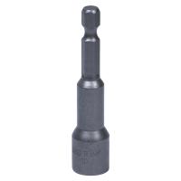 Головка для шуруповерта шестигранная 1/4", 10 мм, L = 65 мм, магнитная KING TONY 7616510M