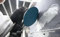 SANDWOX BLUE CERAMIC диск на бумажной основе, керамика Ø150мм, липучка 15 отв.