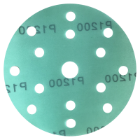 Шлифовальный круг на пленочной основе HANKO GF444 Micro Green Film 125 мм, 8 отверстий