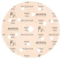MIRKA Microstar Абразивный круг на плёночной основе, липучка, 150 мм, 15 отверстий