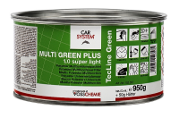Шпатлевка 2К полиэфирная  супер легкая "Multi Green Plus 1,0 SUPER Light" зеленая (1,0 кг)