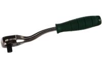 4162GQ трещотка 1/2" с быстрым сбросом, с изогнутой рукояткой, 72 зуба Hans