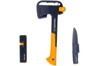 FISKARS Набор: Универсальный топор Х7 + точилка для топоров и ножей + нож К40